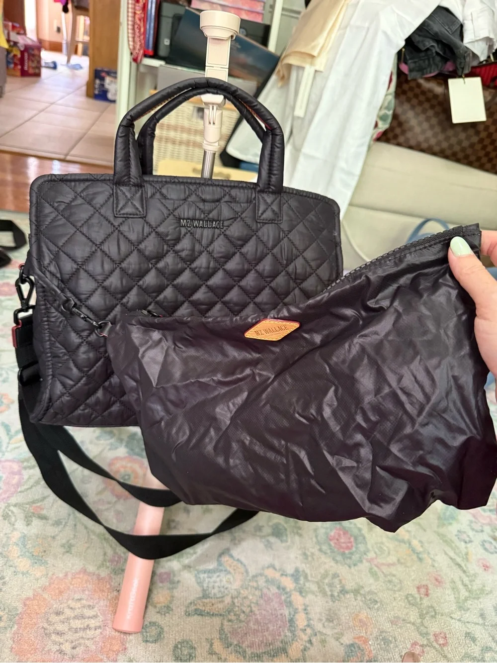 MZ Wallace Quilted Medium Box Tote